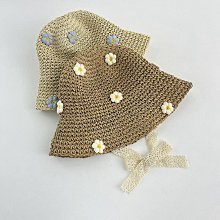 甜美可愛藍色小花草帽女大帽簷海邊遮陽夏天沙灘防曬小清新漁夫帽潮 歷史價格詳細信息