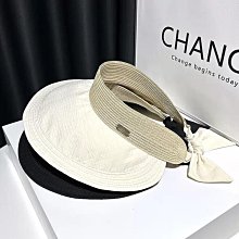 帽子女草帽拼布時尚百搭顯臉小夏季戶外出游可折疊防曬遮陽帽 歷史價格詳細信息