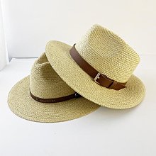 草帽 爵士帽-皮帶扣磨毛邊大簷手編女帽子2款73zr79[獨家進口][米蘭精品] 歷史價格詳細信息