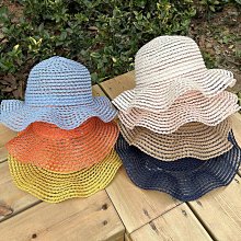 漁夫帽 遮陽帽 草帽 沙灘帽 休閒帽 寶寶遮陽帽女大帽檐防曬草帽夏沙灘帽鏤空透氣休閑女童可愛漁夫帽 價格比較,價格查詢,歷史價格詳細信息
