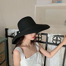網紅草帽女夏天沙灘海邊出遊遮陽渡假防曬大帽檐大沿涼帽太陽帽子  滿300發貨 歷史價格詳細信息