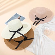 帽子女韓版時尚蝴蝶結沙灘帽可折疊盆帽夏天防曬遮陽草帽ˇ好好精品 歷史價格詳細信息