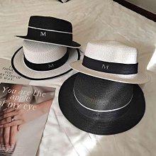 草帽小清新平頂拉菲草帽女夏季草編遮臉防曬遮陽帽子海邊沙灘太陽帽 新品 歷史價格詳細信息