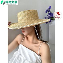 草帽大女主絲帶草帽氣質防紫外線遮陽帽大帽檐編織草帽顯臉小百搭日常 新品 歷史價格詳細信息