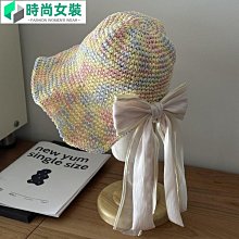 編織漁夫帽女夏大頭圍韓國新款透氣遮陽顯臉小草帽大帽簷盆帽百搭 歷史價格詳細信息