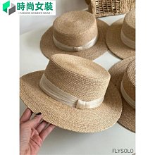 草帽海邊度假草帽女款夏天草編漁夫帽絲帶沙灘太陽帽遮陽帽防曬帽子潮 新品 歷史價格詳細信息