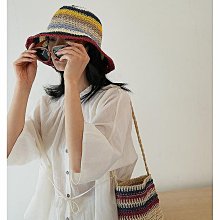 彩色復古漁夫帽子女款2023新款秋冬季保暖加厚盆帽護耳毛線針織帽 歷史價格詳細信息