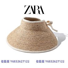 ZARA草帽女草編 赫本風拉菲草女夏季遮陽防曬沙灘經典款漁夫帽子-佳藝居 歷史價格詳細信息