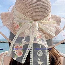 飄帶防曬空頂帽漁夫帽女百搭春夏韓版潮顯臉小大簷防紫外線遮陽可 歷史價格詳細信息