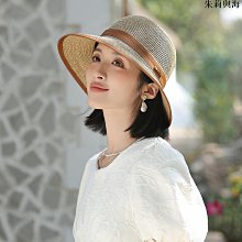 夏季出游遮陽防曬帽大檐防紫外線氣質百搭潮太陽帽子女蝴蝶結草帽韓版日系 歷史價格詳細信息