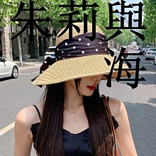遮陽帽 草帽-草編波浪邊飄帶蝴蝶結女帽子5色73vf26[獨家進口][米蘭精品] 歷史價格詳細信息