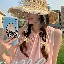 遮陽草帽 海邊出游沙灘帽子女文藝鏤空夏季防曬大檐草帽女毛邊遮陽帽可折疊933 NN041 歷史價格詳細信息