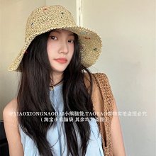 防曬草帽時尚百搭出游沙灘遮陽韓版可折疊鴨舌馬術蝴結帽 歷史價格詳細信息