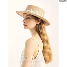 草帽 拉菲草帽子女春夏天沙滩度假手编遮阳帽巴拿马爵士礼帽海边太阳帽~熱銷 歷史價格詳細信息