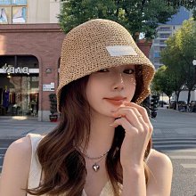 草帽透氣草帽漁夫帽女夏季薄款可折疊戶外沙灘防曬盆帽太陽帽遮陽帽 新品 歷史價格詳細信息
