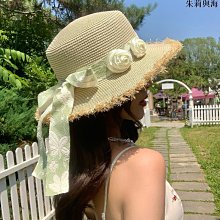 草帽 夏帽子女法国新款蝴蝶结面纱渔夫草帽盆帽防晒遮阳显脸小优雅甜美~熱銷 歷史價格詳細信息