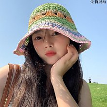 防曬帽女夏季草帽出游度假海邊防紫外線休閑時尚草編太陽帽 歷史價格詳細信息