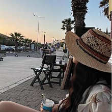 夏季新品度假風草帽純色編織百搭漁夫帽女手工鉤針草編盆帽 歷史價格詳細信息