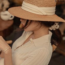 草帽夏季防曬帽子女新款海邊度假沙灘大檐草編漁夫帽遮陽飄帶草帽 新品 歷史價格詳細信息