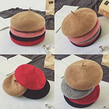 韓國羊毛呢貝雷帽子女秋冬大頭圍百搭八角帽日系文藝顯臉小畫家帽 歷史價格詳細信息