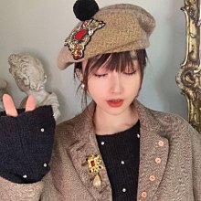 貝雷帽牌亞麻八角帽春秋男士複古貝雷帽畫家童帽子中老年麻布休閑帽帽子  天  全台最大物 歷史價格詳細信息