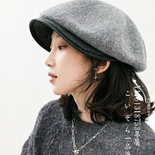 韓版日系百搭貝雷帽畫家帽報童帽復古毛呢帽子潮八角帽女 歷史價格詳細信息