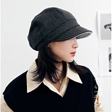 韓版羊毛呢貝雷帽女英倫復古百搭黑色畫家帽子顯臉小秋冬季蓓蕾帽 歷史價格詳細信息