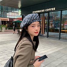 【型男會社】1118 ZYMY 紫伊秋冬款貝雷帽女新款珍珠畫家帽蓓蕾韓版英倫街拍時尚氣質個性 歷史價格詳細信息