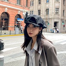 西本復古肌理感牛仔貝雷帽女潮ins春夏薄款街拍時尚畫家帽子 歷史價格詳細信息