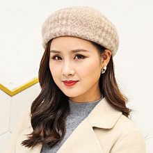 【型男會社】1118 ZYMY 紫伊秋冬款貝雷帽女新款珍珠畫家帽蓓蕾韓版英倫街拍時尚氣質個性 歷史價格詳細信息