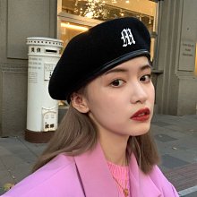 【型男會社】1118 ZYMY 紫伊秋冬款貝雷帽女新款珍珠畫家帽蓓蕾韓版英倫街拍時尚氣質個性 歷史價格詳細信息