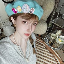 【鈷藍家】羊毛呢子斜背包秋冬厚實溫暖毛波點復古簡約單肩布包 歷史價格詳細信息