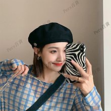 黑色貝雷帽女秋冬季ins百搭pu皮報童帽子英倫復古八角畫家帽 歷史價格詳細信息