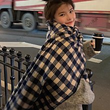 圍巾 披肩 韓版冬季新款H馬車保暖加厚圍巾女 雙面仿羊絨空調房披肩外搭圍脖WY040 歷史價格詳細信息