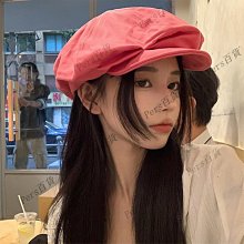 【熱賣精選】八角帽子女秋冬貝雷帽子GG字母印花英倫復古報童蓓蕾帽子子女款潮 歷史價格詳細信息