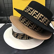 現貨MOMO-FENDI 新款海軍帽子女春秋款字母英文顯臉小街頭平頂帽子簡約 歷史價格詳細信息