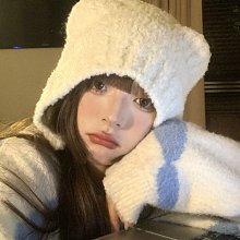 針織毛線帽女秋冬大頭圍ins百搭保暖包頭帽顯臉小月子帽堆堆帽子#促銷 #現貨 #可開發票 歷史價格詳細信息