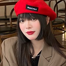 羊毛貝雷帽女秋冬季復古英倫畫家帽顯臉小時尚刺繡蓓蕾帽 歷史價格詳細信息