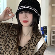 帽子女秋冬毛線帽雪尼爾針織冷帽大頭圍白色顯臉小水桶漁夫帽冬季#促銷 #現貨 #可開發票 歷史價格詳細信息