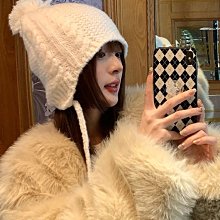 可愛毛球保暖帽子 秋冬季加厚針織毛線帽 套頭帽 韓風時尚女帽 鈕釦造型帽 韓式女裝 日系服飾配件 韓國流行毛帽 台灣現貨 歷史價格詳細信息
