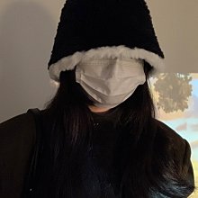 黑色帽子男冬季水桶帽加厚毛茸茸漁夫帽大頭圍顯臉小盆帽ins百搭 歷史價格詳細信息