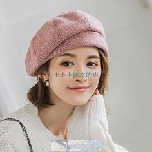 千鳥 貝雷帽 帽子 貝蕾帽 毛帽 造型帽 皮格 拼接 千鳥格 格紋 畫家帽 八角帽 明星 網紅 韓國 歐美 BEGIN 歷史價格詳細信息