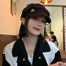 超顯臉小大頭圍雲朵貝雷帽女八角帽復古日系百搭文藝畫家帽潮 歷史價格詳細信息