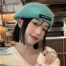 兔毛帽子女秋冬韓版顯白大頭圍針織貝雷帽冬季顯臉小蓓蕾畫家帽潮#促銷 #現貨 #可開發票 歷史價格詳細信息