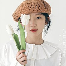 ||一品著衣|| 亞麻編織鏤空貝雷帽女夏天輕薄透氣舒適日系文藝畫家帽出遊造型逛街顯臉小圓帽子Gy 價格比較,價格查詢,歷史價格詳細信息