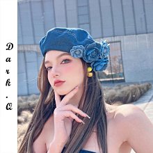 Dark.Q WB 珍珠空頂草帽原創春夏重工小香風釘珠遮陽帽度假草帽織帶優雅拉菲草空頂鴨舌帽寬檐草帽 歷史價格詳細信息