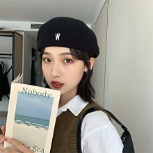 愛麗絲反戴貝雷帽女古著日系夏季薄款字母邊復古前進帽嘻哈時尚帽子男潮 歷史價格詳細信息
