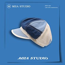 牛仔八角帽女新款秋季做舊圓臉時尚文藝報童帽簡約顯臉小報童帽男 歷史價格詳細信息