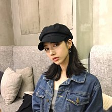 愛麗絲八角帽女韓版黑色日系夏季薄款百搭帽子ins風英倫復古報童貝雷帽 歷史價格詳細信息