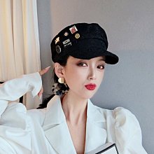 愛麗絲夏季透氣貝雷帽夏天男士裝飾蓓蕾帽大頭圍男帽歐美硬漢風畫家帽女 歷史價格詳細信息